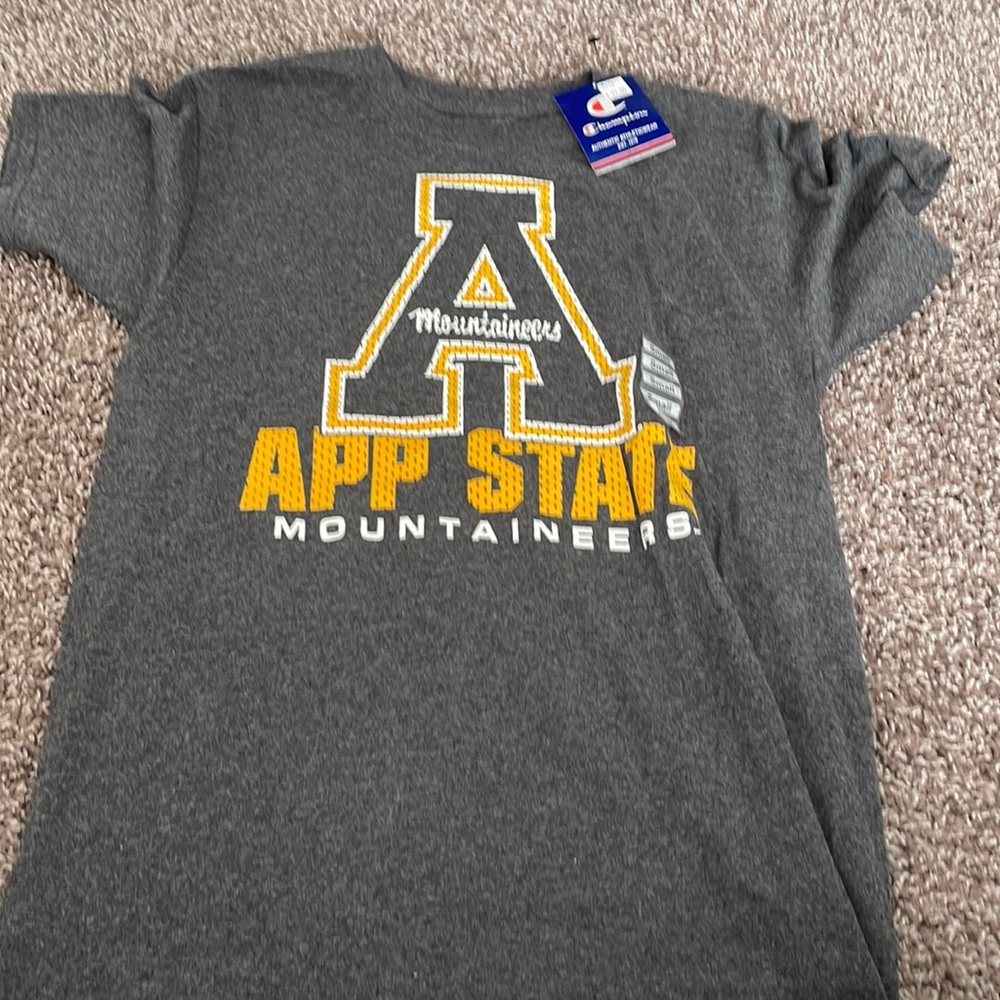 Champion App State tshirt (NWT)